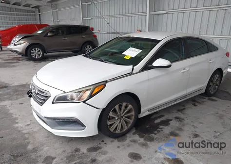 2017 Hyundai Sonata Sport z USA, uszkodzony, nr VIN 5NPE34AF4HH503102